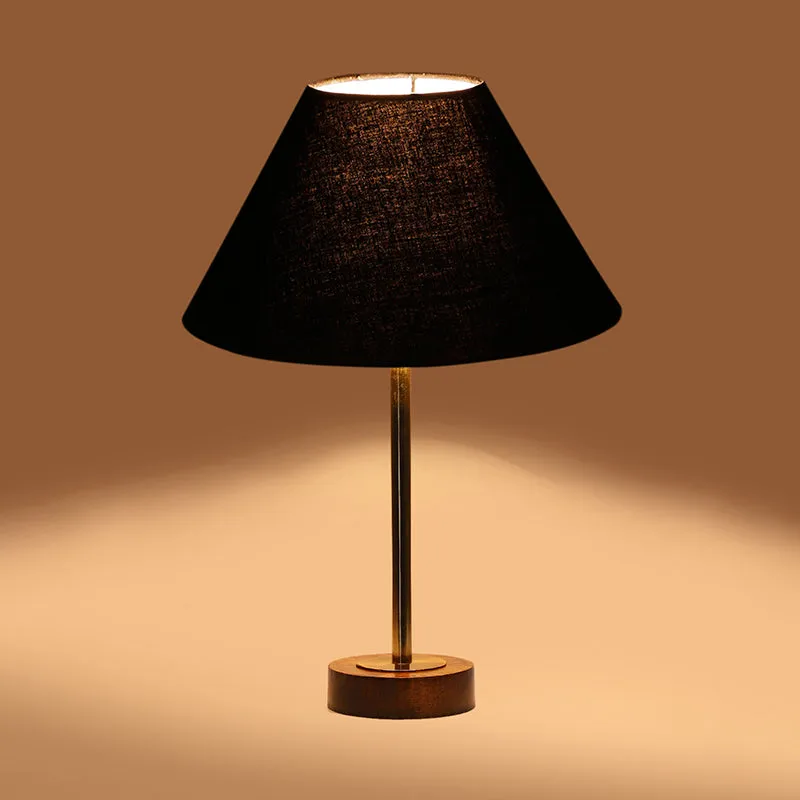 Cotin II Rodin Wooden Table Lamp - Black,Gold,Brown media 6