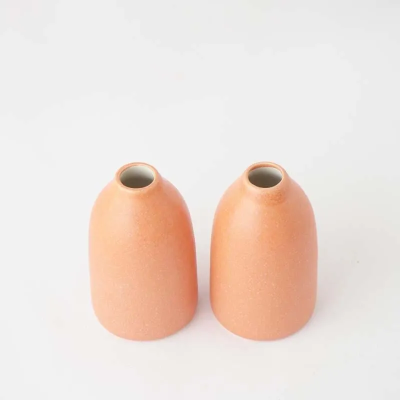 Blush Bang Ceramic Vase - Set Of Two media 4