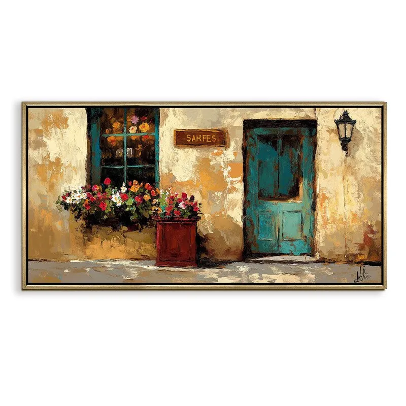 Maison Canvas Wall Painting With Frame media 3