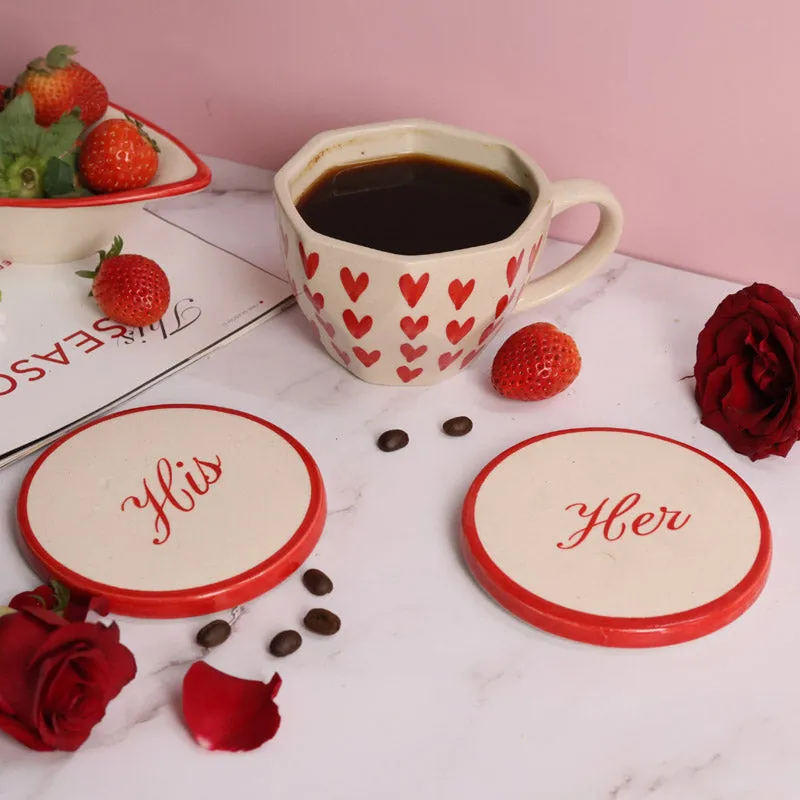 Hearty Brewmance Ceramic Coffee Mug (200 mL) - Two Piece Set media 3