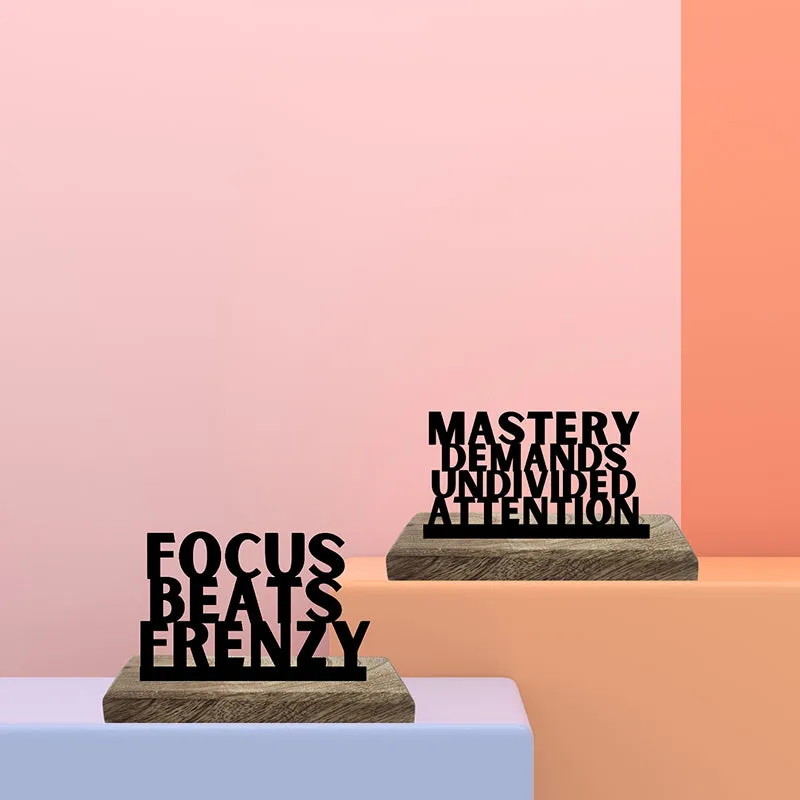 Focus & Mastery Showpiece - Set Of Two media 1