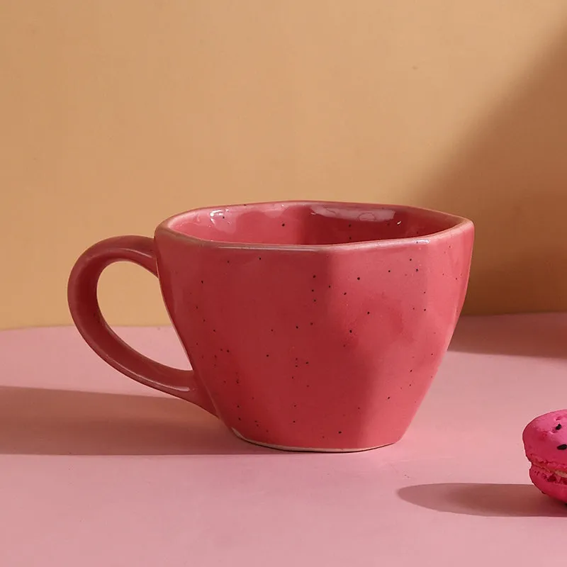Calaila Ceramic Tea Cup (200 mL)/Pink) media 1