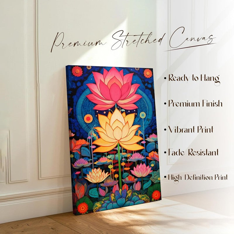 Paradise Lotus Wall Art Without Frame media 5