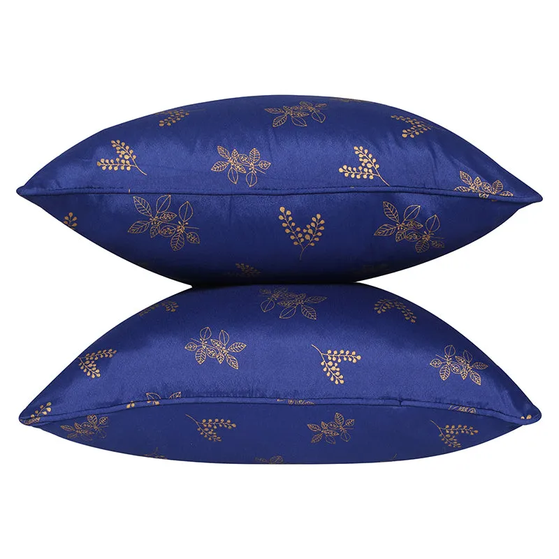 Midnight Bhuttas Printed Cushion Cover - Set Of Two media 5