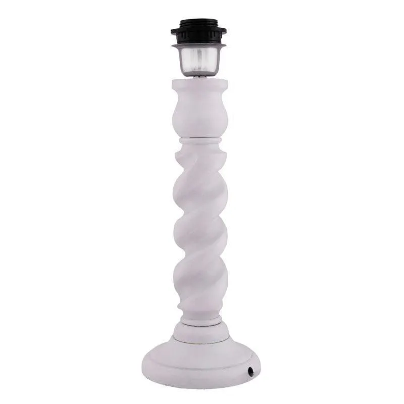 Serenity Shade Fabric Table Lamp - White,Blue media 4
