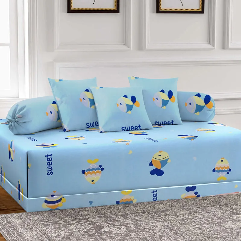 Fish Pals I Diwan Set - Six Piece Set media 1
