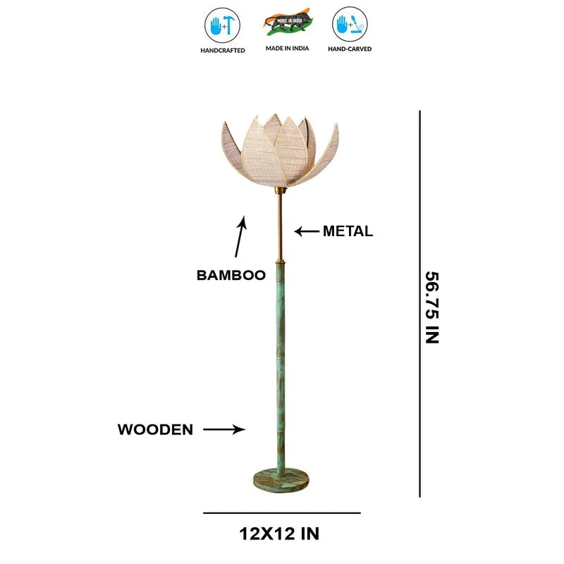 Boho Dream Bamboo Floor Lamp media 8