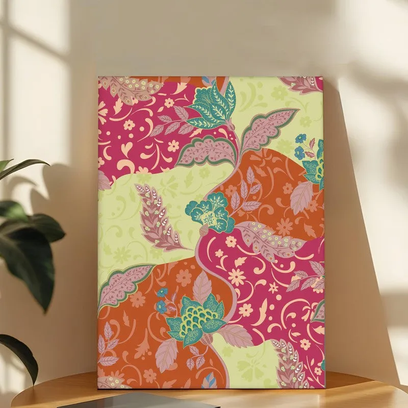Abstract Folk Canvas Wall Art media 3