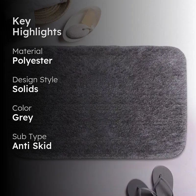 Foot Mate Anti Slip Bathmat - Grey media 2