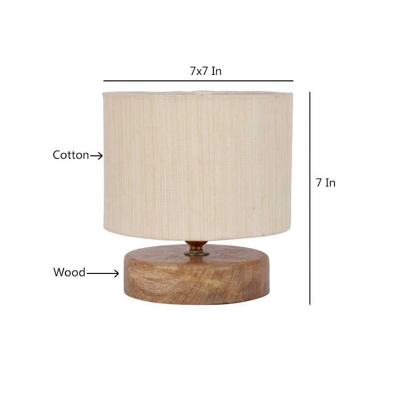 Saffia Fabric Table Lamp - Beige,Brown media 6