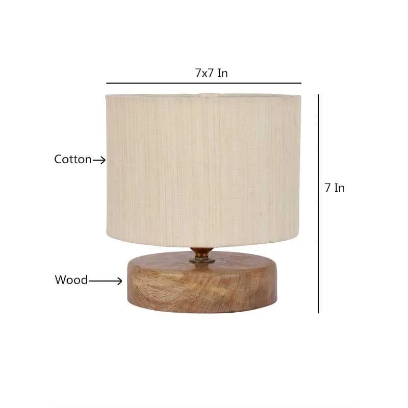 Saffia Fabric Table Lamp - Beige,Brown media 6