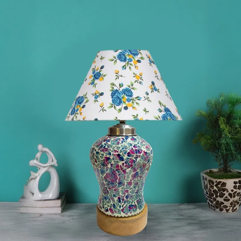 Floranisse Fleur Cone Wooden Table Lamp - Multicolor media 3