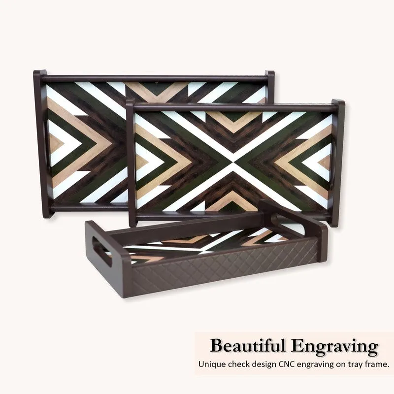 Kyro Wooden Serving Tray - Set Of Three media 7
