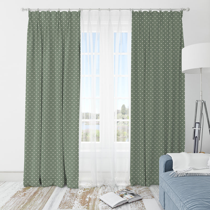 Draco Translucent Curtain - Green media 3