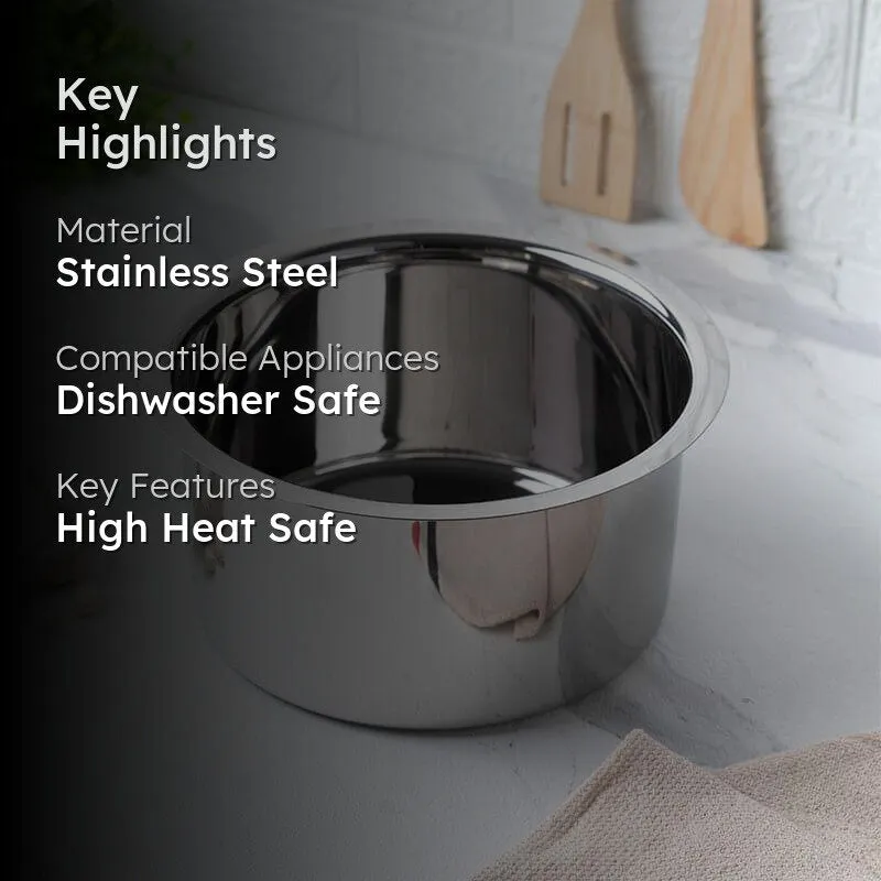 Avsa Stainless Steel Pateela - 2800 ML / 9 Inches - 2