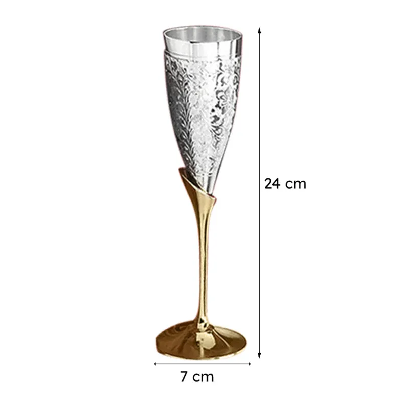 Ritam Flute Glasses (200 ML) - Set Of Two media 6