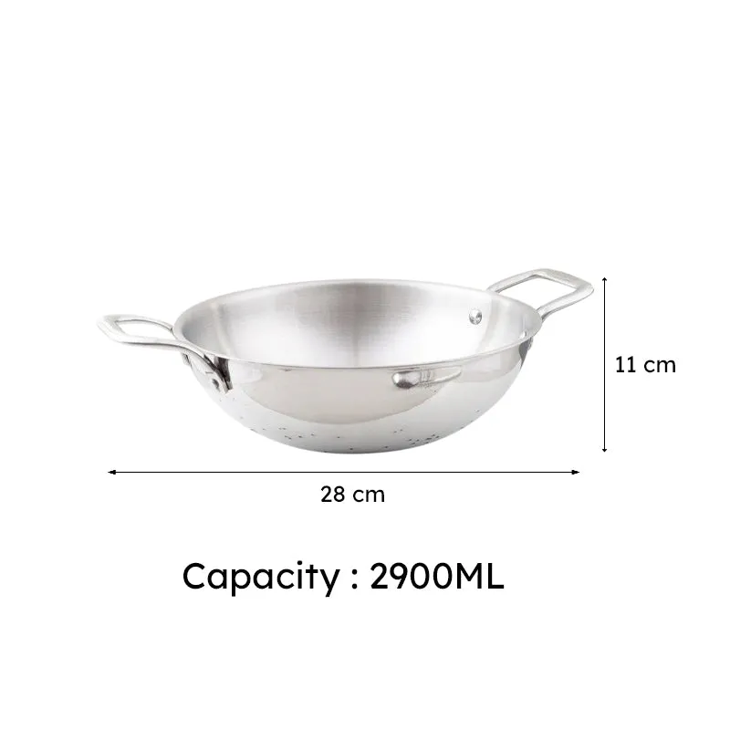 Mizutaki Induction Safe Kadhai - 2900 mL / 10 Inches media 6