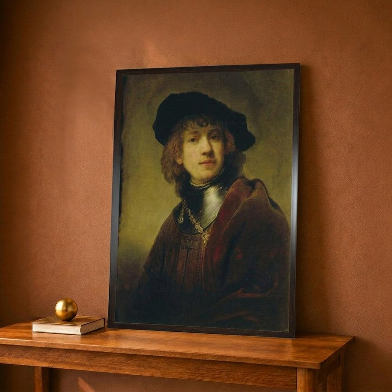 Self Portrait 1634 Canvas Wall Painting - 9 x 12 Inches
