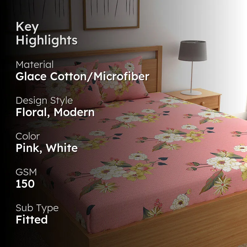 Miriam Fitted Microfiber Microfiber Bedsheet - 150 GSM media 2