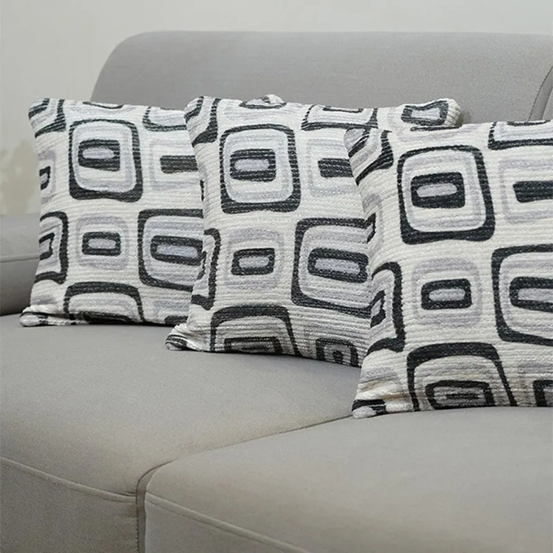 Squarecraft Cushion Cover (Grey) - Set Of Three media 4