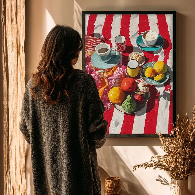 Tableya Canvas Wall Painting With Black Frame media 4