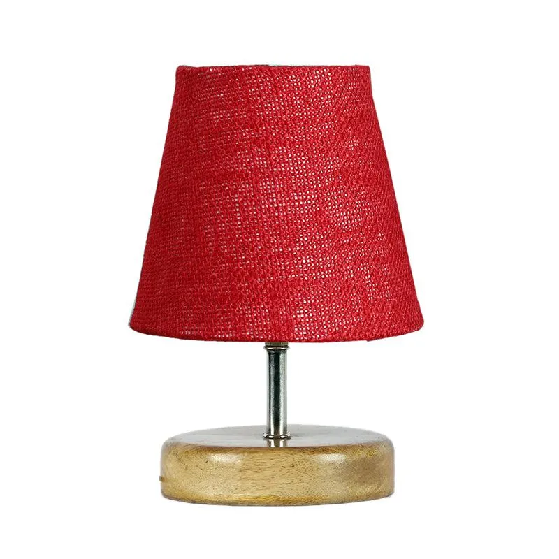 Petricho Jute Table Lamp - Maroon,Brown media 4