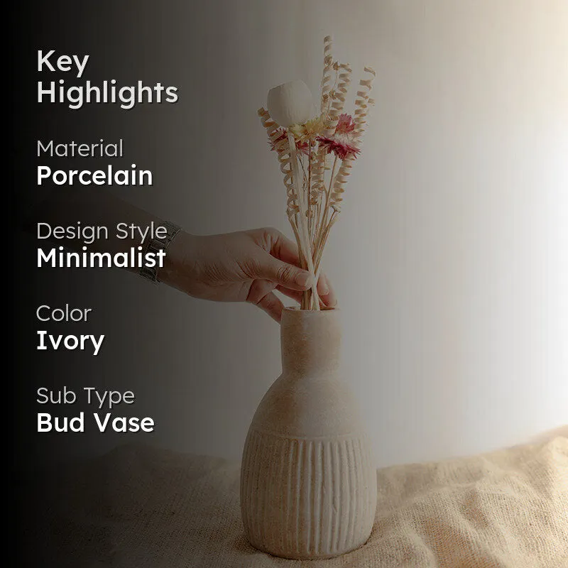 Sage & Sand Porcelain Vase media 2