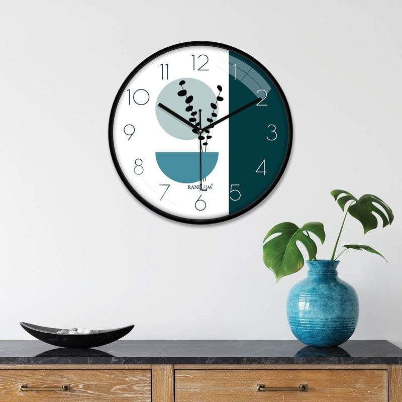 Moment Value Round Analog Wall Clock - Teal