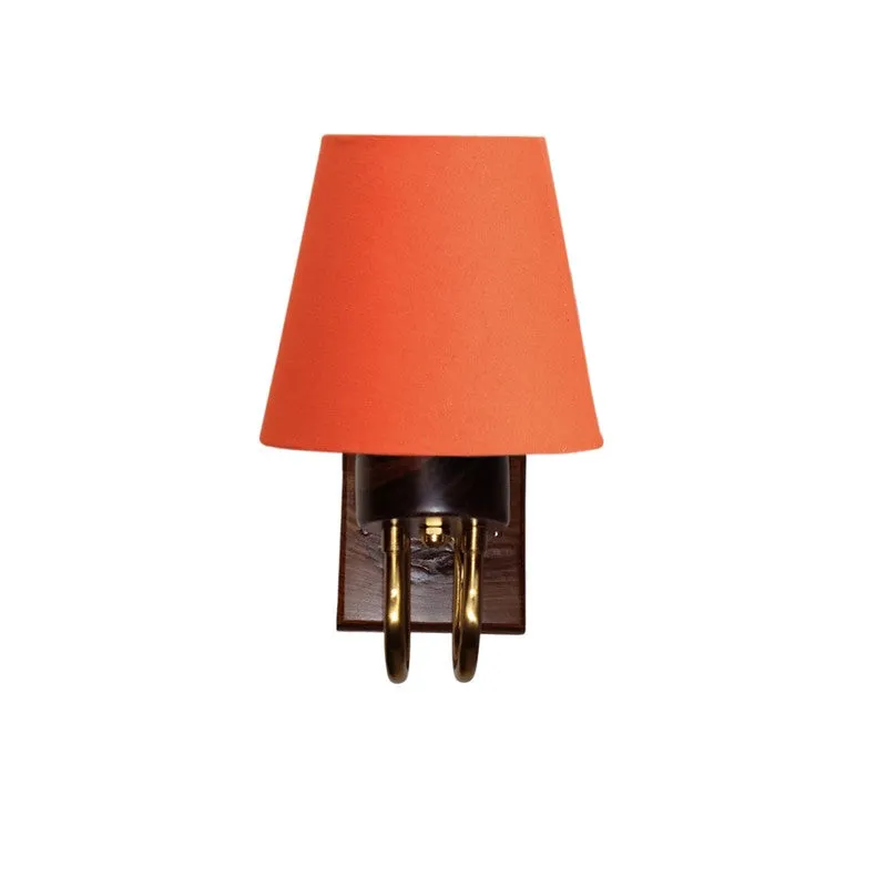 Gilded Arch Decorative Cotton Wall Lamp - Orange media 3