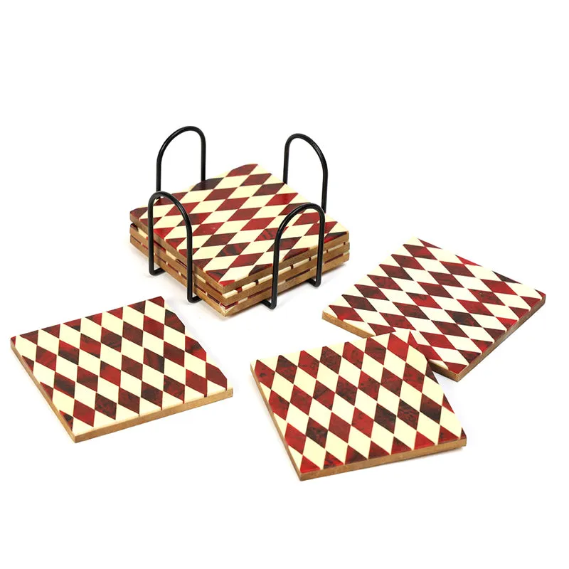 Graphis MDF Coaster - Seven Piece Set media 5