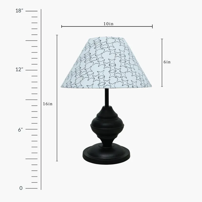 Danica Oh Fabric Table Lamp - White,Black media 7