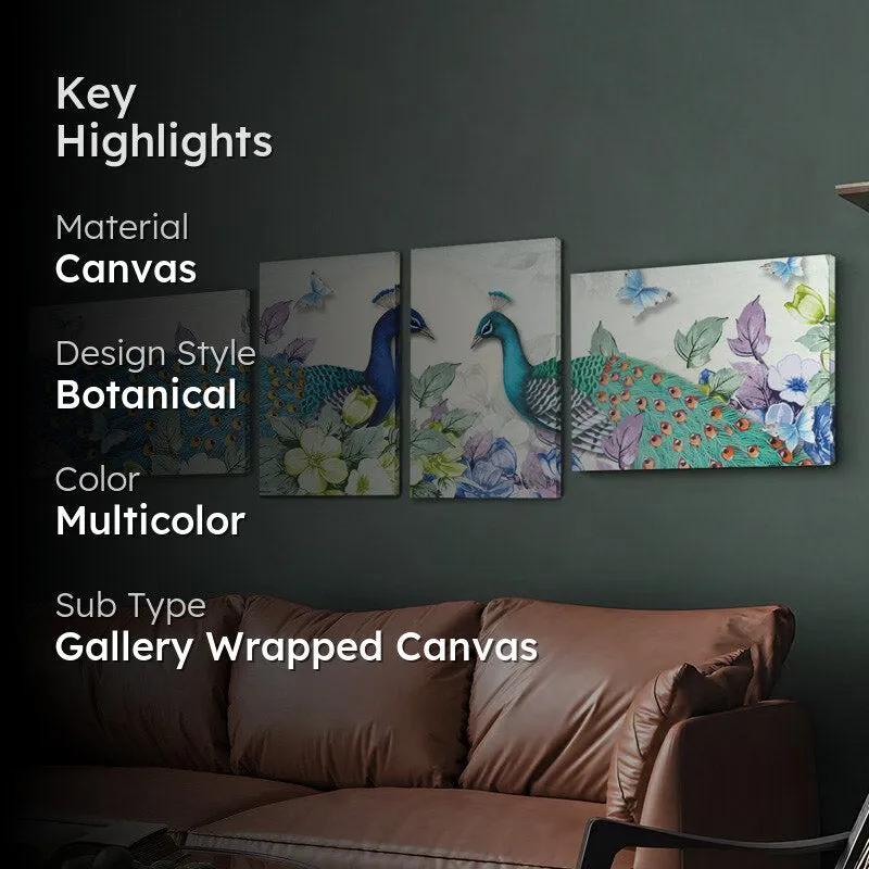 Azure Mayoora Wall Art - Set Of Four media 2