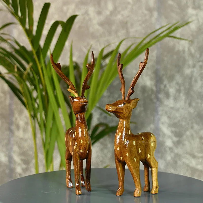 Timber Harts Wood Showpiece - Set Of Two media 6