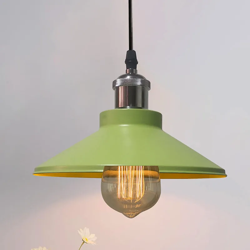 Stellara Metal Ceiling Lamp - Green media 1