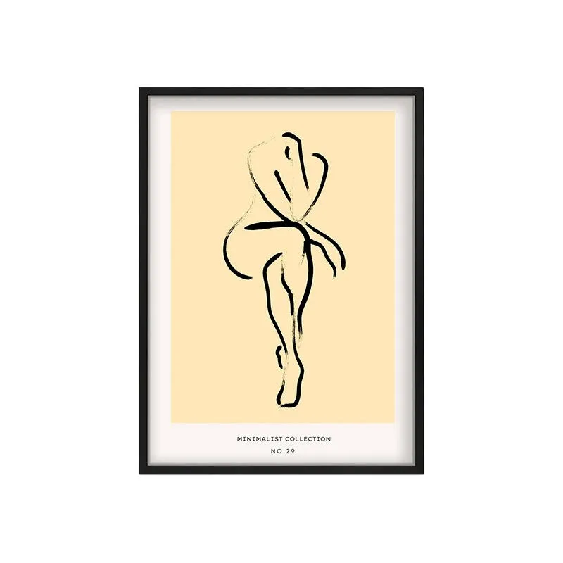 Grace Unfolded Canvas Wall Painting With Black Frame media 3