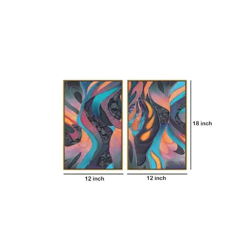 Trippy Wall Art - Set Of Two media 7
