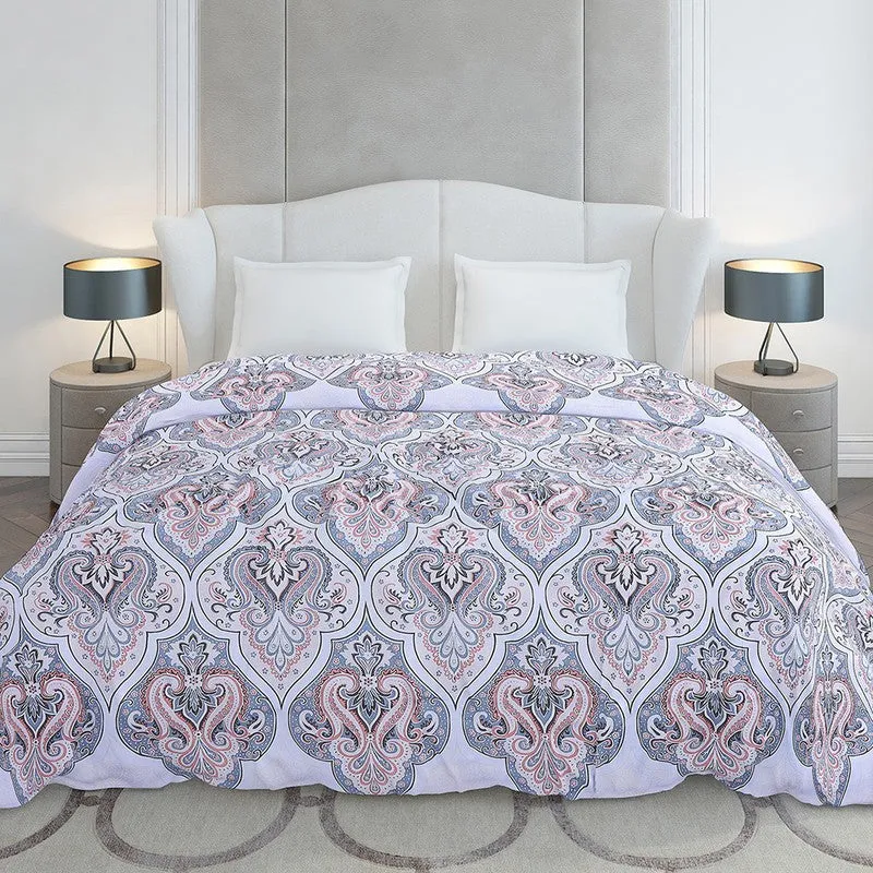 Monte Carlo Springtide Ethnic Motif Polyester Duvet Covers (Multicolor) - 210 GSM media 4