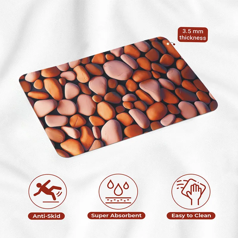 Pebbled Steps Anti Skid Bath Mat media 6