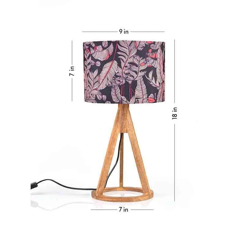 Tropical Trance Wooden Table Lamp - Multicolor media 6