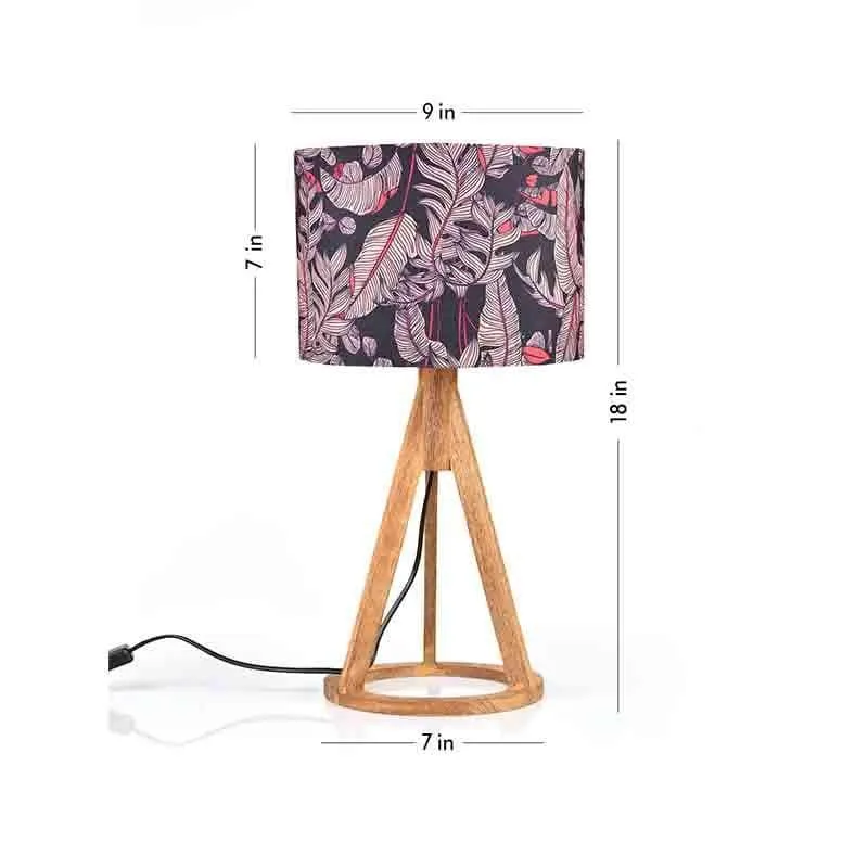 Tropical Trance Wooden Table Lamp - Multicolor media 6