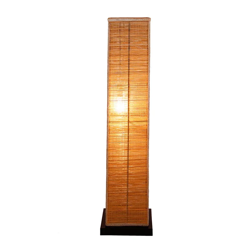 Abita Bamboo Wooden Floor Lamp - Beige media 4