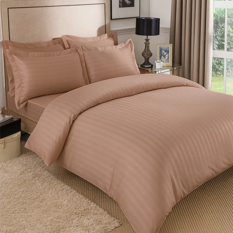 PureLine Cotton Bedsheet (Peach) - 600 TC media 4