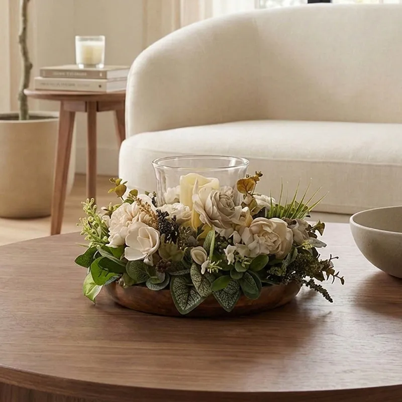 Lumina Solawood Floral Bunch In Tray media 1