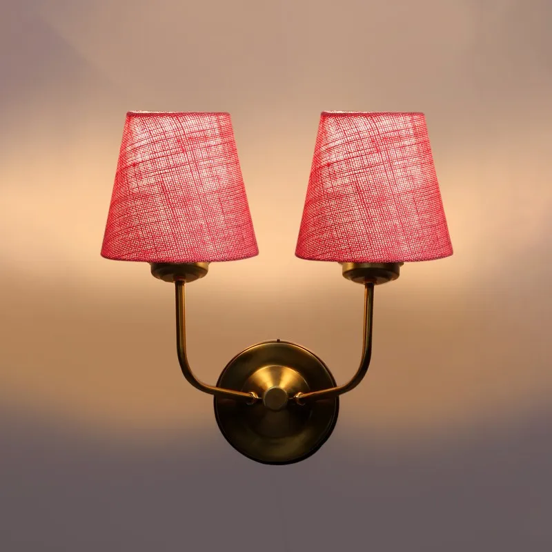 Lumoire Duo Cone Metal Wall Lamp - Pink media 6