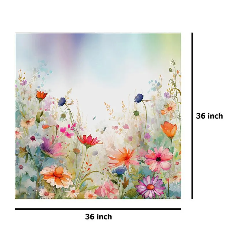 Enchanting Wildflowers Meadow Wall Painting media 8