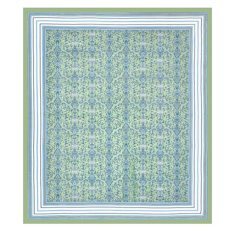Avani Aura Floral Cotton Bedsheet (Green) - 150 TC media 4
