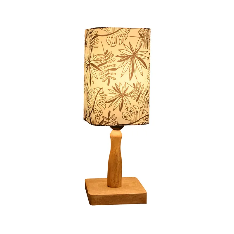 Moulda Acacia Fabric Table Lamp - Blue media 3