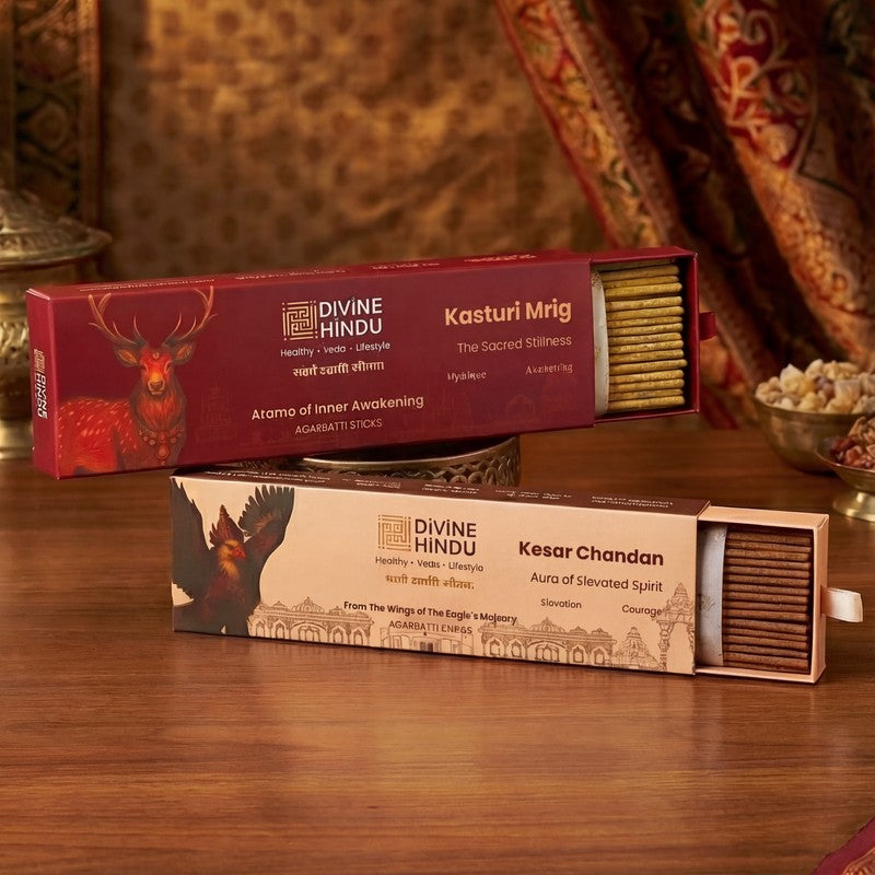 Kesar Chandan & Kasturi Mrig Incense Sticks