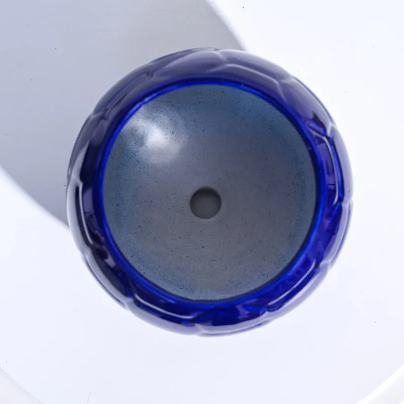 Ugaoo Football Blue Ceramic Pot media 5