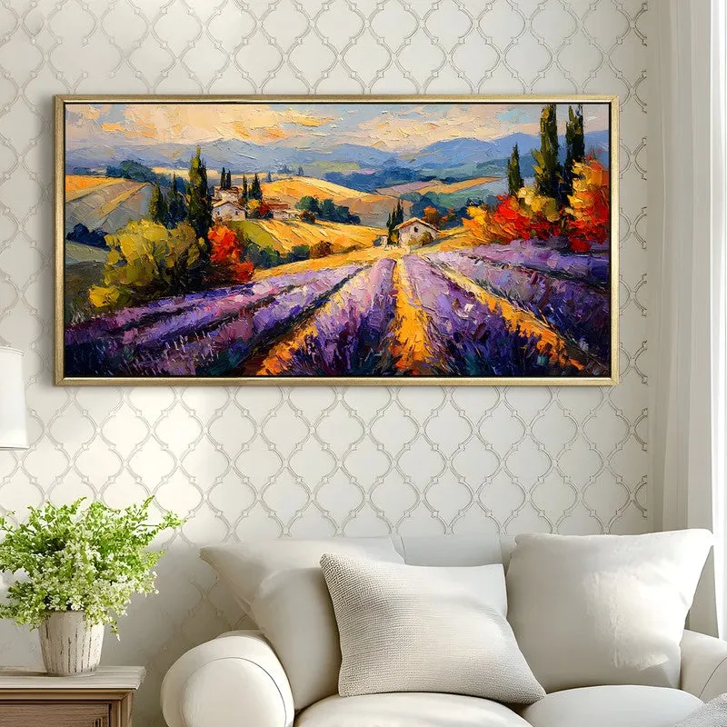 Pastoral Calm Canvas Wall Painting With Frame media 4